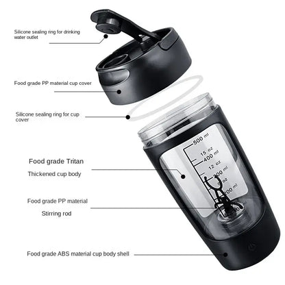 Portable Electric Protein Shaker/Mixer