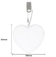 Heart shaped purse glow light