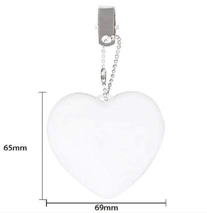 Heart shaped purse glow light