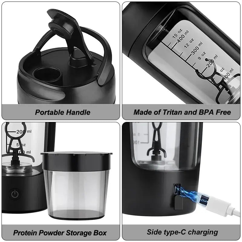 Portable Electric Protein Shaker/Mixer